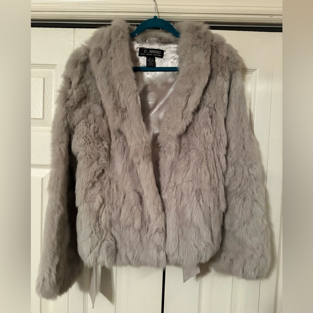 Short Rabbit fur jacket - Picture 3 of 6